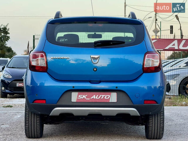 Синий Дачия Sandero StepWay, объемом двигателя 1.5 л и пробегом 219 тыс. км за 7800 $, фото 11 на Automoto.ua