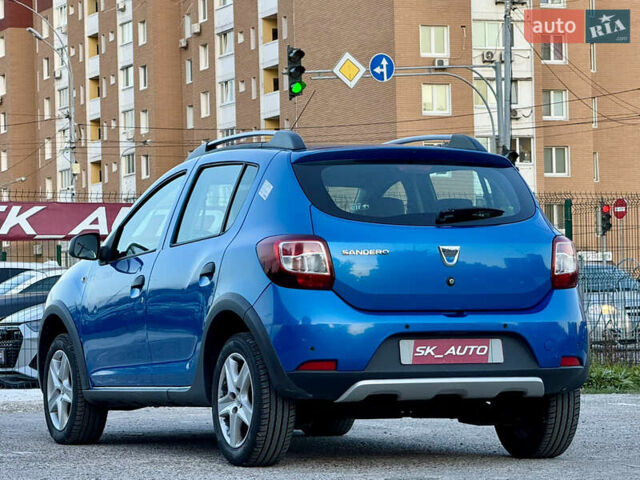 Синий Дачия Sandero StepWay, объемом двигателя 1.5 л и пробегом 219 тыс. км за 7800 $, фото 8 на Automoto.ua