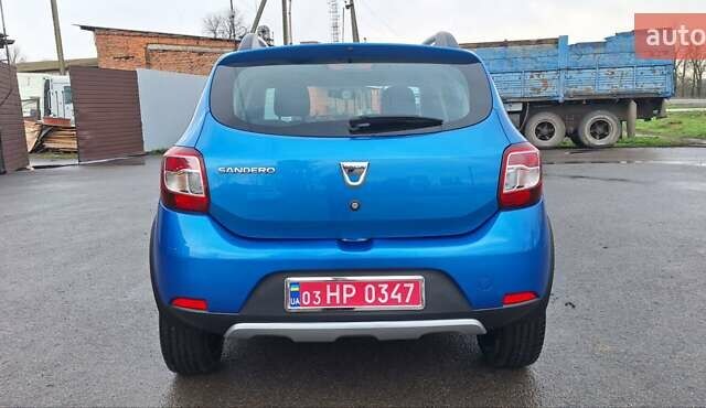 Синій Дачія Sandero StepWay, об'ємом двигуна 1.5 л та пробігом 198 тис. км за 8900 $, фото 48 на Automoto.ua