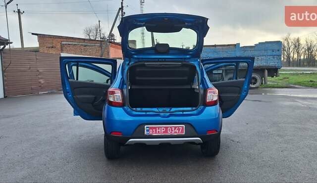 Синій Дачія Sandero StepWay, об'ємом двигуна 1.5 л та пробігом 198 тис. км за 8900 $, фото 100 на Automoto.ua