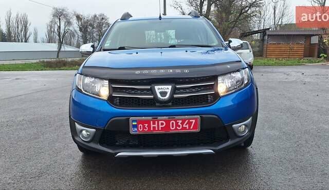 Синій Дачія Sandero StepWay, об'ємом двигуна 1.5 л та пробігом 198 тис. км за 8900 $, фото 1 на Automoto.ua