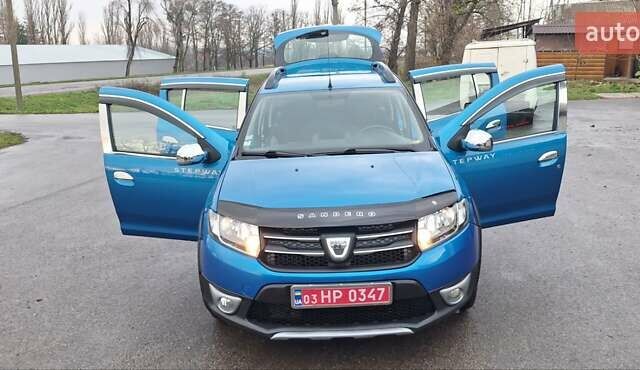 Синій Дачія Sandero StepWay, об'ємом двигуна 1.5 л та пробігом 198 тис. км за 8900 $, фото 95 на Automoto.ua