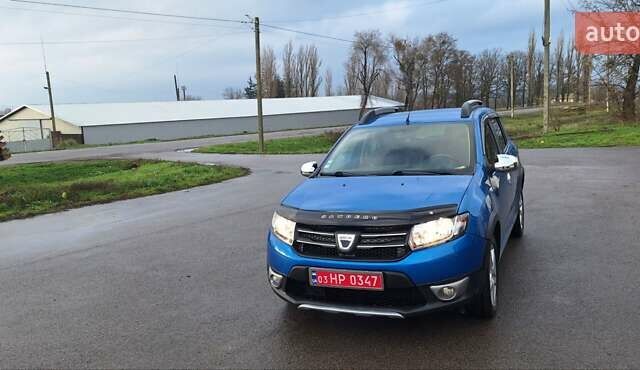 Синій Дачія Sandero StepWay, об'ємом двигуна 1.5 л та пробігом 198 тис. км за 8900 $, фото 120 на Automoto.ua