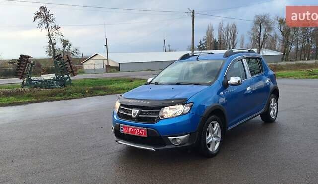 Синій Дачія Sandero StepWay, об'ємом двигуна 1.5 л та пробігом 198 тис. км за 8900 $, фото 119 на Automoto.ua