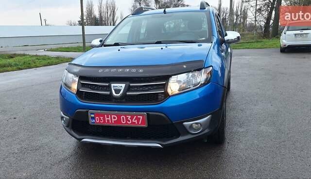 Синій Дачія Sandero StepWay, об'ємом двигуна 1.5 л та пробігом 198 тис. км за 8900 $, фото 43 на Automoto.ua