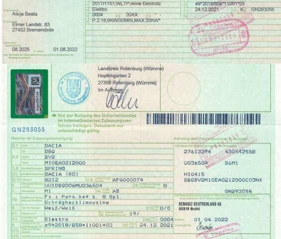 Белый Дачия Spring, объемом двигателя 0 л и пробегом 74 тыс. км за 9500 $, фото 21 на Automoto.ua