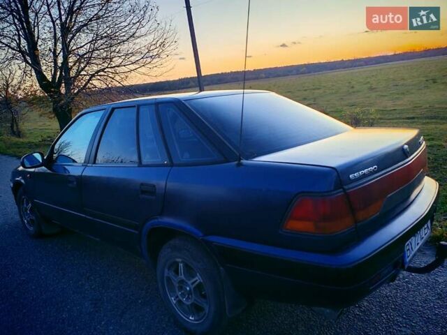 Синий Дэу Эсперо, объемом двигателя 2 л и пробегом 252 тыс. км за 2500 $, фото 2 на Automoto.ua