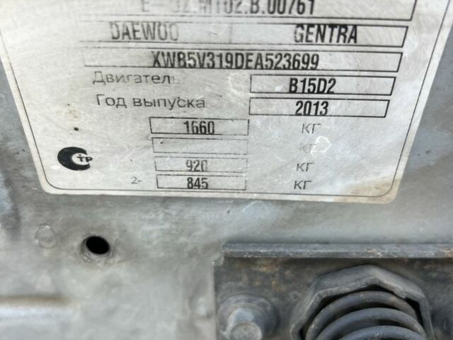 Синий Дэу Джентра, объемом двигателя 1.5 л и пробегом 215 тыс. км за 4500 $, фото 15 на Automoto.ua