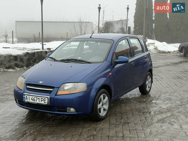 Синий Дэу Калос, объемом двигателя 1.4 л и пробегом 118 тыс. км за 2650 $, фото 1 на Automoto.ua