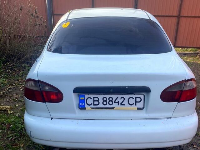 Белый Дэу Ланос, объемом двигателя 1.5 л и пробегом 200 тыс. км за 1000 $, фото 6 на Automoto.ua