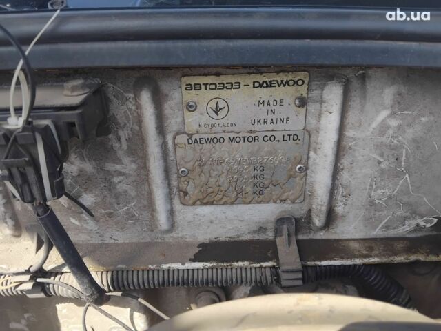 Белый Дэу Ланос, объемом двигателя 1.5 л и пробегом 310 тыс. км за 2200 $, фото 9 на Automoto.ua