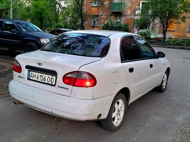 Белый Дэу Ланос, объемом двигателя 1.5 л и пробегом 120 тыс. км за 1350 $, фото 4 на Automoto.ua