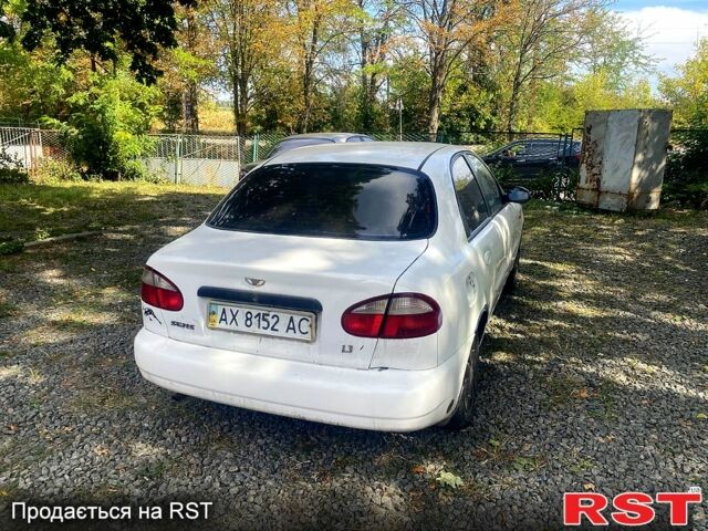 Білий Деу Ланос, об'ємом двигуна 1.3 л та пробігом 130 тис. км за 1100 $, фото 4 на Automoto.ua