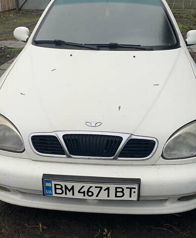 Белый Дэу Ланос, объемом двигателя 1.5 л и пробегом 330 тыс. км за 2500 $, фото 1 на Automoto.ua