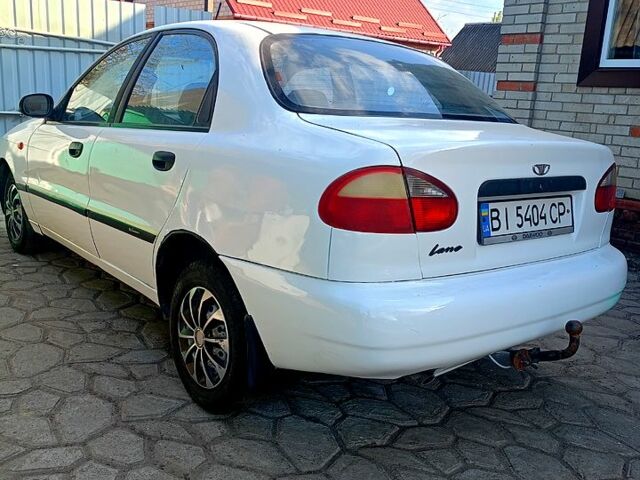 Белый Дэу Ланос, объемом двигателя 1.5 л и пробегом 200 тыс. км за 1700 $, фото 3 на Automoto.ua