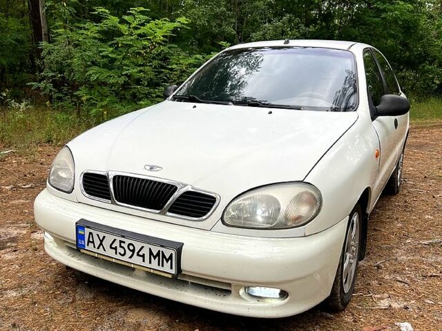 Белый Дэу Ланос, объемом двигателя 1.5 л и пробегом 280 тыс. км за 1450 $, фото 2 на Automoto.ua