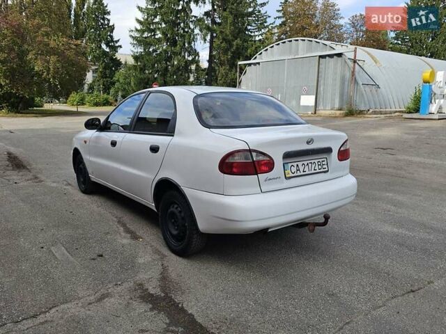 Белый Дэу Ланос, объемом двигателя 1.6 л и пробегом 140 тыс. км за 1600 $, фото 10 на Automoto.ua