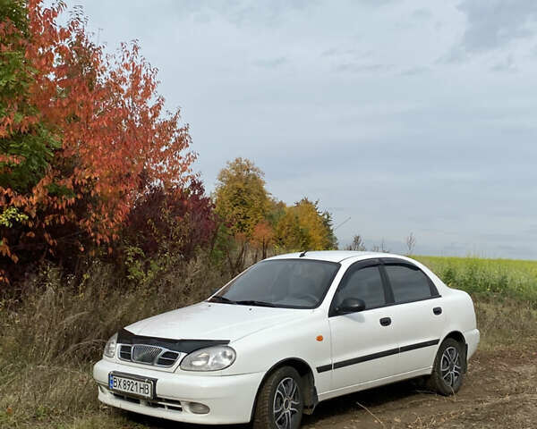 Белый Дэу Ланос, объемом двигателя 1.6 л и пробегом 168 тыс. км за 2300 $, фото 1 на Automoto.ua