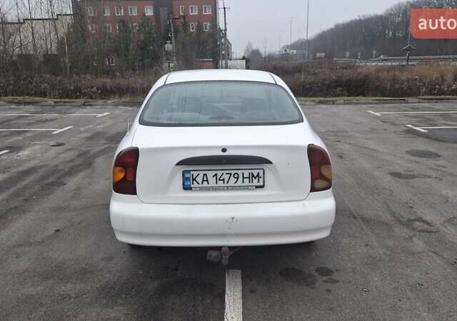 Белый Дэу Ланос, объемом двигателя 1.5 л и пробегом 270 тыс. км за 1275 $, фото 2 на Automoto.ua