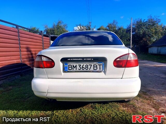 Белый Дэу Ланос, объемом двигателя 1.4 л и пробегом 360 тыс. км за 1500 $, фото 2 на Automoto.ua