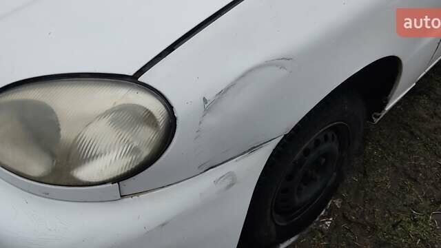 Белый Дэу Ланос, объемом двигателя 1.5 л и пробегом 279 тыс. км за 1900 $, фото 4 на Automoto.ua