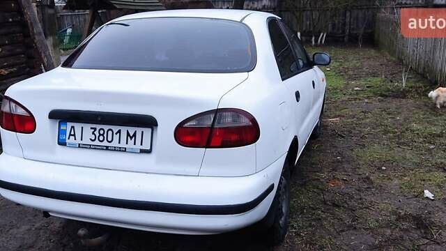 Белый Дэу Ланос, объемом двигателя 1.5 л и пробегом 279 тыс. км за 1900 $, фото 2 на Automoto.ua