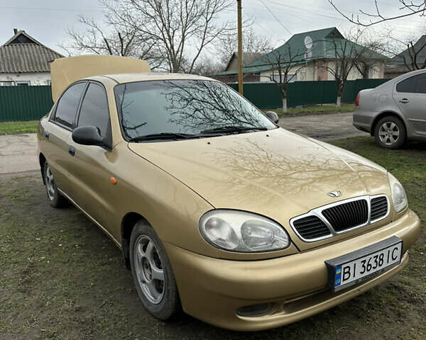 Бежевый Дэу Ланос, объемом двигателя 1.6 л и пробегом 261 тыс. км за 2200 $, фото 14 на Automoto.ua