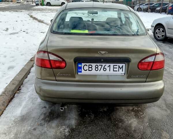 Бежевый Дэу Ланос, объемом двигателя 1.6 л и пробегом 167 тыс. км за 2100 $, фото 6 на Automoto.ua