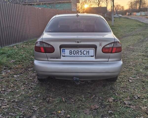 Бежевый Дэу Ланос, объемом двигателя 1.3 л и пробегом 170 тыс. км за 2200 $, фото 3 на Automoto.ua