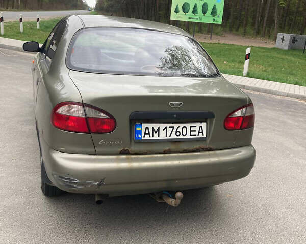 Бежевый Дэу Ланос, объемом двигателя 1.5 л и пробегом 480 тыс. км за 1200 $, фото 1 на Automoto.ua