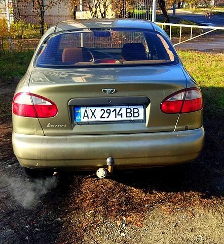 Бежевый Дэу Ланос, объемом двигателя 1.4 л и пробегом 192 тыс. км за 1200 $, фото 4 на Automoto.ua