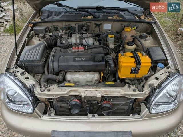 Бежевый Дэу Ланос, объемом двигателя 1.6 л и пробегом 162 тыс. км за 2700 $, фото 13 на Automoto.ua