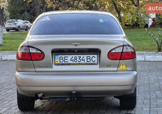 Бежевый Дэу Ланос, объемом двигателя 1.4 л и пробегом 56 тыс. км за 2850 $, фото 7 на Automoto.ua