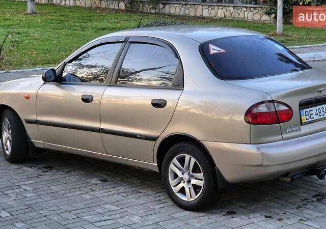Бежевый Дэу Ланос, объемом двигателя 1.4 л и пробегом 56 тыс. км за 2850 $, фото 5 на Automoto.ua