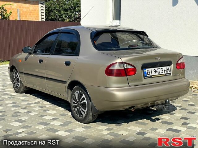 Бежевый Дэу Ланос, объемом двигателя 1.5 л и пробегом 186 тыс. км за 2750 $, фото 5 на Automoto.ua