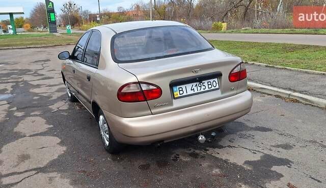 Дэу Ланос 2008 в Гребенке на Automoto.ua Бежевый Дэу Ланос, объемом двигателя 1.39 л и пробегом 139 тыс. км за 2200 $, фото 3 на Automoto.ua