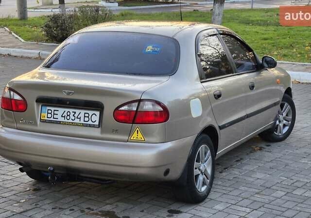 Бежевый Дэу Ланос, объемом двигателя 1.4 л и пробегом 56 тыс. км за 2850 $, фото 6 на Automoto.ua