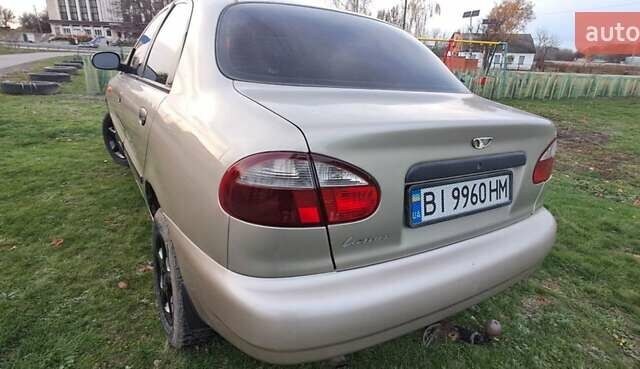 Бежевый Дэу Ланос, объемом двигателя 1.5 л и пробегом 235 тыс. км за 2850 $, фото 8 на Automoto.ua