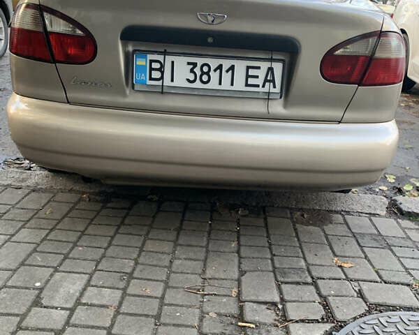 Дэу Ланос 2008 в Полтаве на Automoto.ua Бежевый Дэу Ланос, объемом двигателя 1.5 л и пробегом 243 тыс. км за 2350 $, фото 3 на Automoto.ua