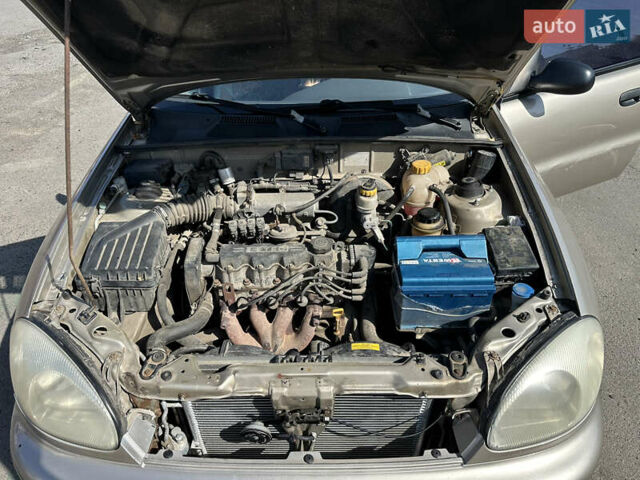 Бежевый Дэу Ланос, объемом двигателя 1.5 л и пробегом 183 тыс. км за 2300 $, фото 9 на Automoto.ua