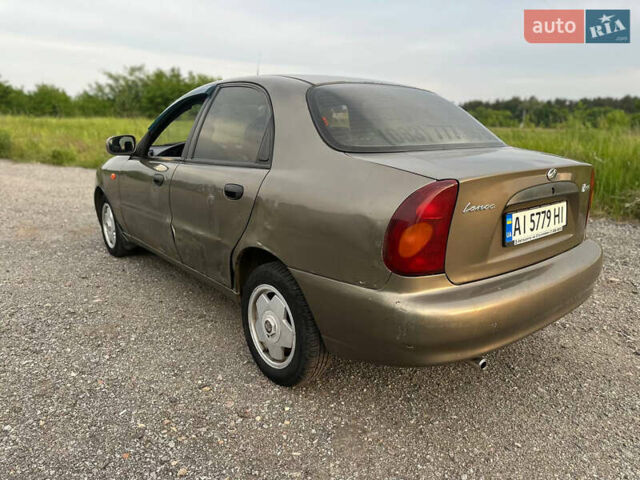Бежевий Деу Ланос, об'ємом двигуна 1.5 л та пробігом 100 тис. км за 1600 $, фото 10 на Automoto.ua