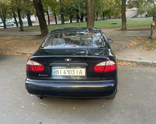 Чорний Деу Ланос, об'ємом двигуна 1.5 л та пробігом 211 тис. км за 2000 $, фото 3 на Automoto.ua