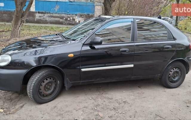 Черный Дэу Ланос, объемом двигателя 1.5 л и пробегом 366 тыс. км за 2300 $, фото 3 на Automoto.ua