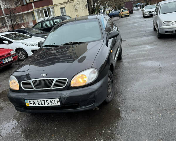 Черный Дэу Ланос, объемом двигателя 1.5 л и пробегом 350 тыс. км за 2450 $, фото 6 на Automoto.ua