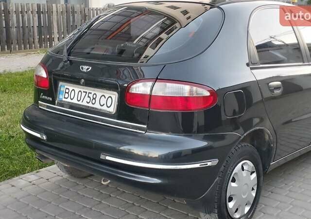 Черный Дэу Ланос, объемом двигателя 1.5 л и пробегом 145 тыс. км за 1950 $, фото 6 на Automoto.ua