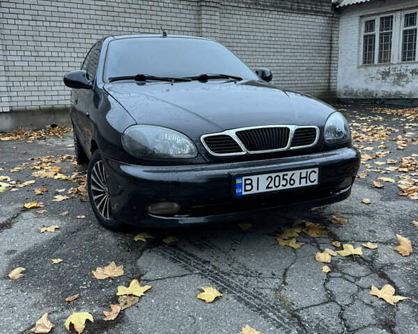 Чорний Деу Ланос, об'ємом двигуна 1.6 л та пробігом 190 тис. км за 2350 $, фото 2 на Automoto.ua