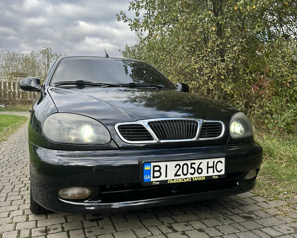 Черный Дэу Ланос, объемом двигателя 1.6 л и пробегом 177 тыс. км за 2799 $, фото 5 на Automoto.ua