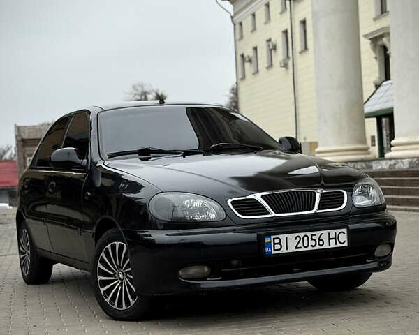 Черный Дэу Ланос, объемом двигателя 1.6 л и пробегом 190 тыс. км за 2650 $, фото 1 на Automoto.ua