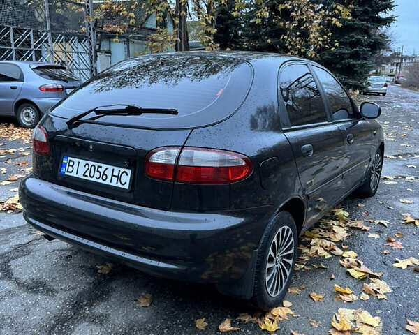 Чорний Деу Ланос, об'ємом двигуна 1.6 л та пробігом 190 тис. км за 2350 $, фото 5 на Automoto.ua