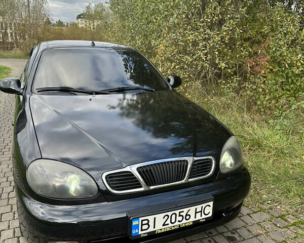 Черный Дэу Ланос, объемом двигателя 1.6 л и пробегом 177 тыс. км за 2799 $, фото 11 на Automoto.ua
